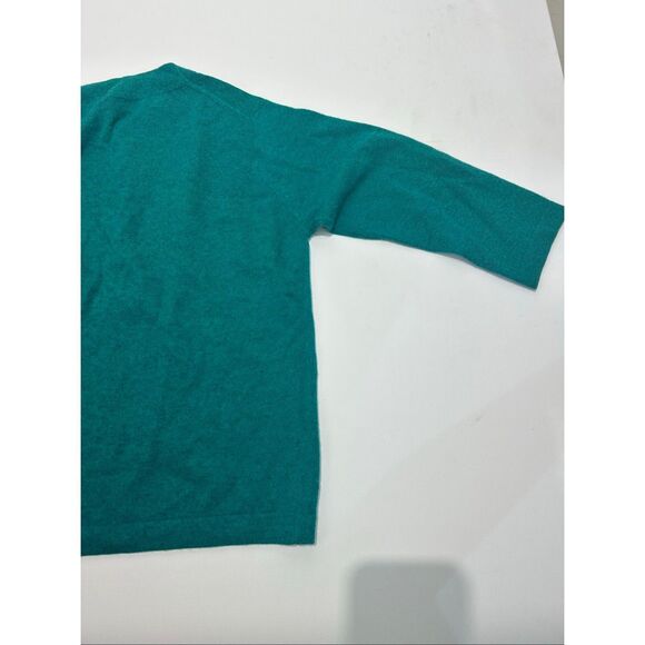 Vtg Ballantyne Of Peebles 100% Cashmere Cardigan Sweater Scotland - Picture 7 of 7